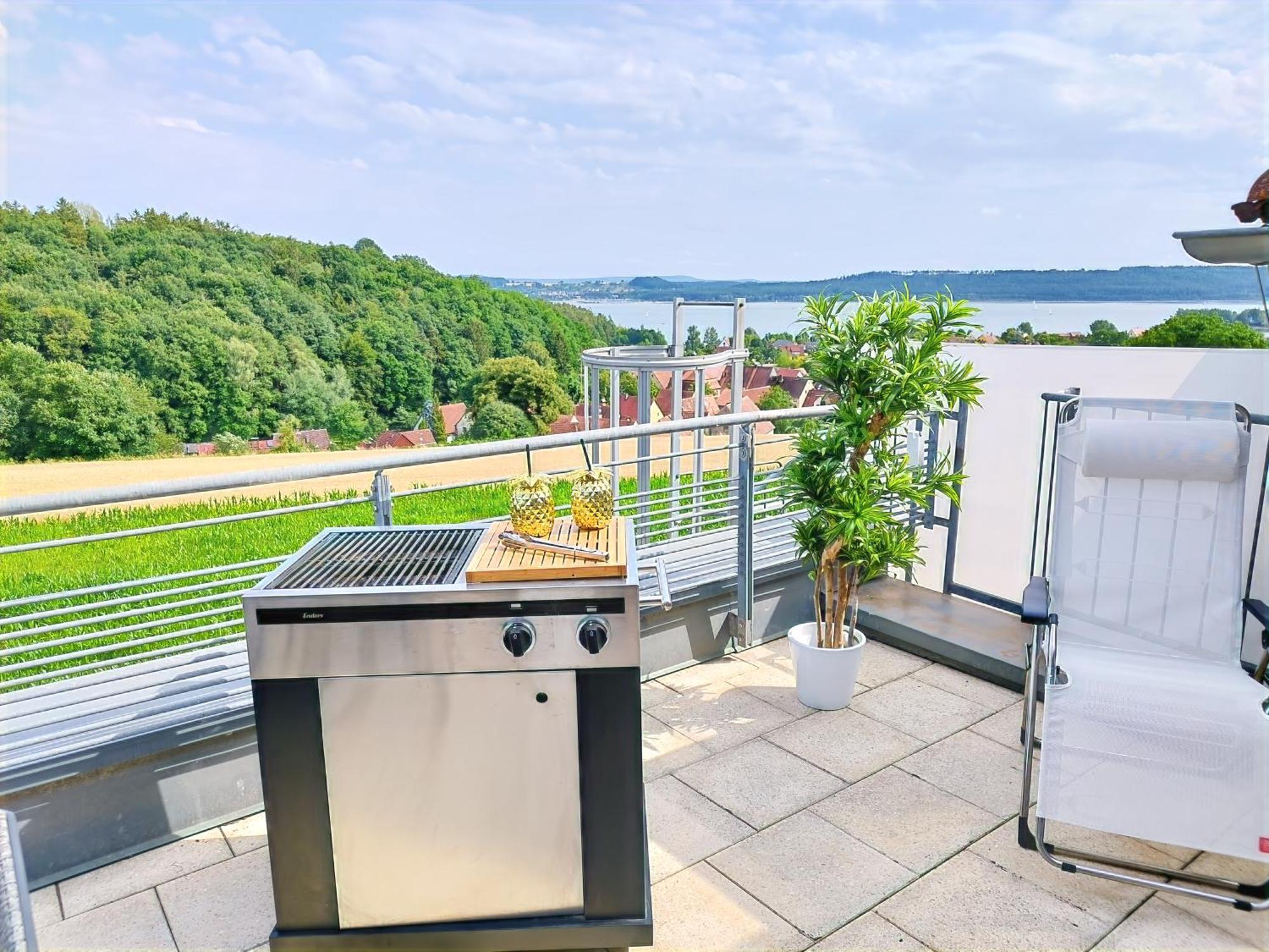 Seeblickapartment Fuer Bis Zu 12, Nuernberg & Schwabach In 30-35 Minuten Zu Erreichen, Sauna, Arbeitsplatz, Dachterrasse & Grill Spalt Εξωτερικό φωτογραφία