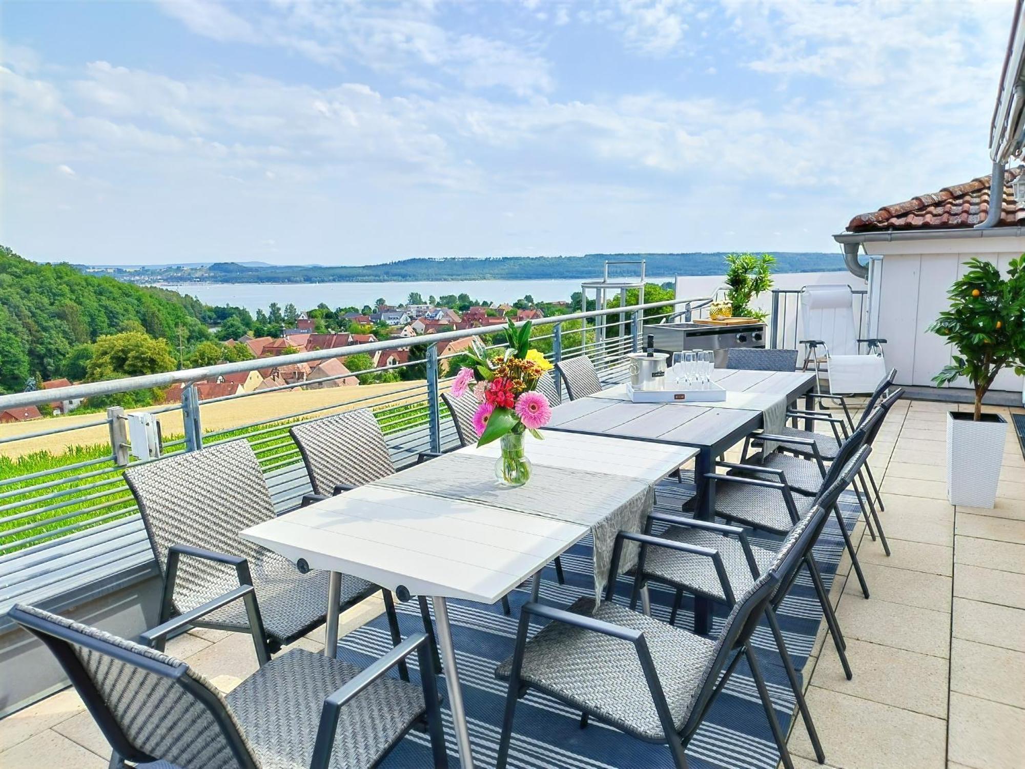 Seeblickapartment Fuer Bis Zu 12, Nuernberg & Schwabach In 30-35 Minuten Zu Erreichen, Sauna, Arbeitsplatz, Dachterrasse & Grill Spalt Εξωτερικό φωτογραφία