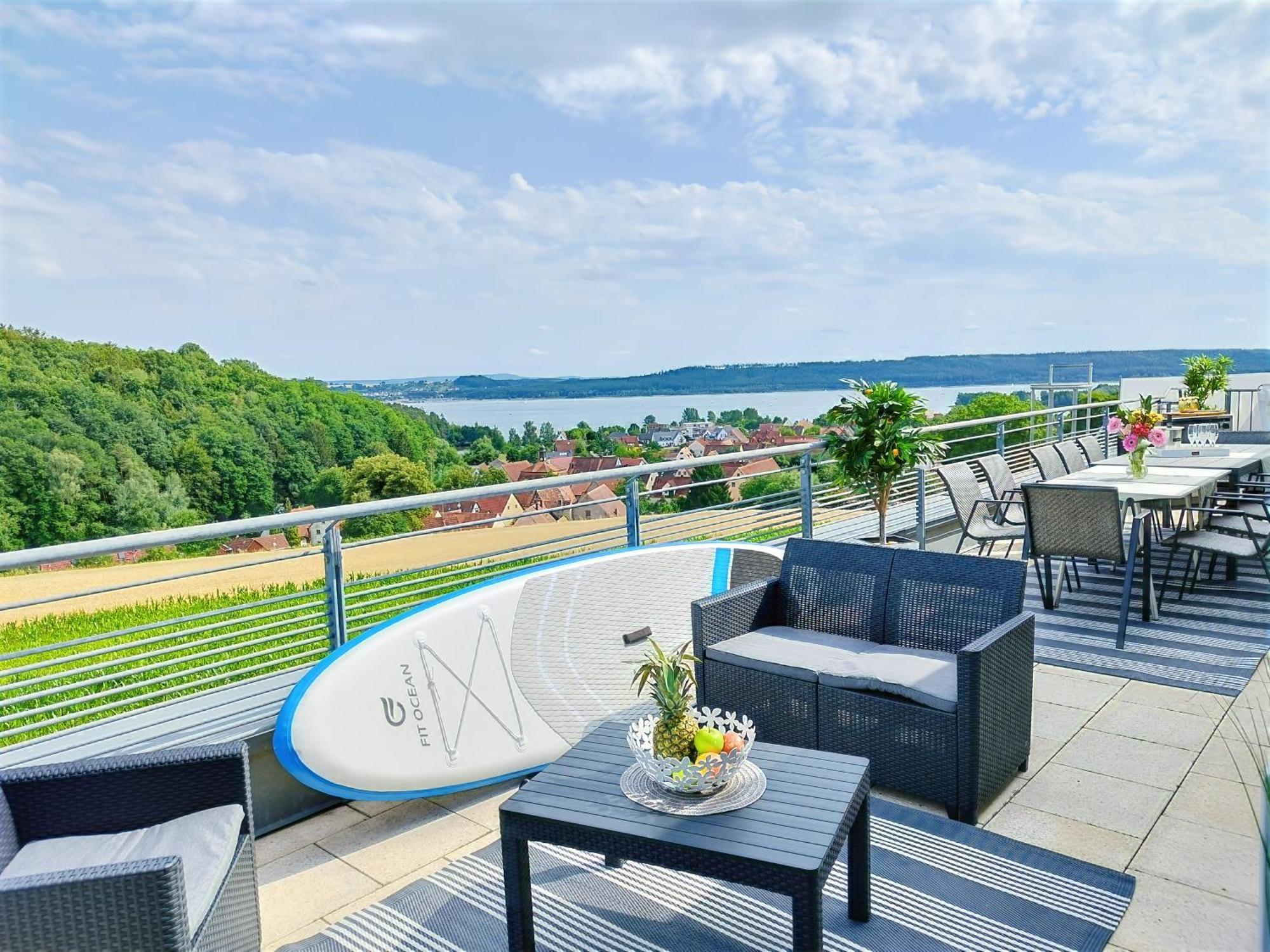 Seeblickapartment Fuer Bis Zu 12, Nuernberg & Schwabach In 30-35 Minuten Zu Erreichen, Sauna, Arbeitsplatz, Dachterrasse & Grill Spalt Εξωτερικό φωτογραφία